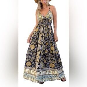 Cupshe Mixed Paisley Boho Maxi Dress - NWT